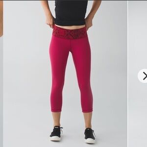 Lululemon Wunder Under Crop III *Reversible